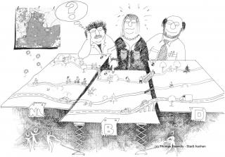 Cartoon - Datenintegration © Thomas Haendly