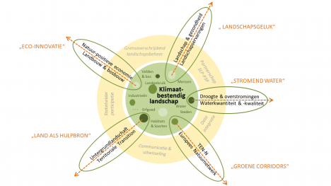 Bloesemmodel (volgens het Institut Destrée) uit de EMR 2030 strategie